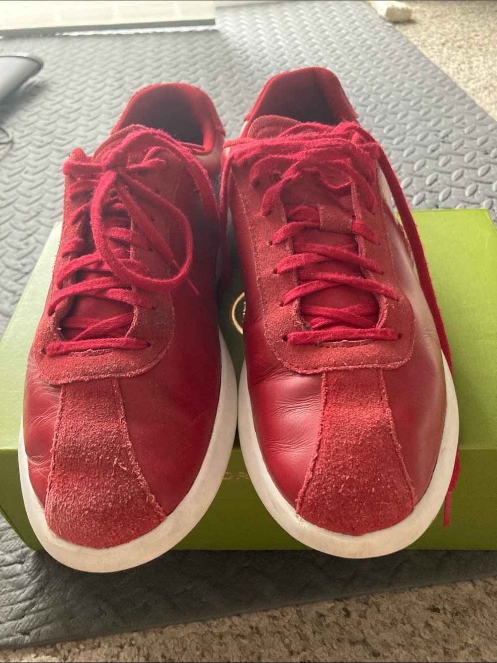 Men's Red Casual Sneakers -